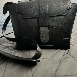 Black authentic real Italian leather Senreve Bag